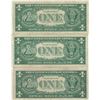 Image 2 : 1957 $1 Star Note Silver Certificate Currency Lot of 3