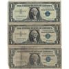 Image 1 : 1957 $1 Star Note Silver Certificate Currency Lot of 3