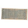 Image 2 : 1864 $10 Confederate States of America Bank Note