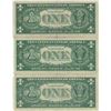 Image 2 : 1957 $1 Star Note Silver Certificate Currency Lot of 3