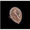 Image 1 : 14KT Rose Gold 11.58ct Morganite and Diamond Ring