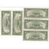 Image 2 : 1963 $5 Red Seal Bill Lot of 5