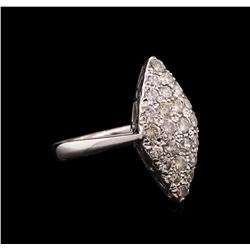 0.74ctw Diamond Ring - 18KT White Gold