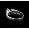 Image 3 : 0.86ctw Diamond Ring - 18KT White Gold