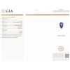 Image 5 : 14KT White Gold 7.40ct GIA Certified Tanzanite and Diamond Ring