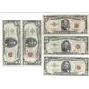 Image 1 : 1963 $5 Red Seal Bill Lot of 10