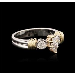 14KT Two-Tone Gold 0.69ctw Diamond Ring