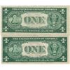 Image 2 : 1935 $1 Star Note Silver Certificate Currency Lot of 2