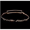 Image 3 : 0.42ctw Diamond Bracelet - 14KT Rose Gold