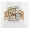 Image 1 : 0.36ctw Diamond Ring - 14KT Two-Tone Gold