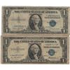 Image 1 : 1935 $1 Star Note Silver Certificate Currency Lot of 2