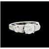 Image 1 : 1.80ctw Diamond Ring - 18KT White Gold