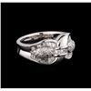 Image 1 : 1.00ctw Diamond Ring - 18KT White Gold
