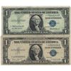 Image 1 : 1935 $1 Star Note Silver Certificate Currency Lot of 2