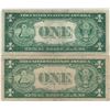 Image 2 : 1935 $1 Star Note Silver Certificate Currency Lot of 2