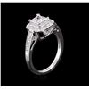 Image 3 : 1.05ctw Diamond Unity Ring - 14KT White Gold