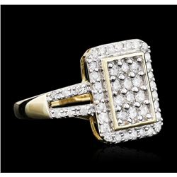 10KT Two-Tone Gold 0.75ctw Diamond Ring