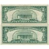 Image 2 : 1963 $5 Red Seal Bill Lot of 2