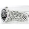 Image 7 : Rolex Stainless Steel Diamond and Ruby DateJust Men's Watch