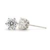 Image 3 : 1.39ctw Leo Diamond Stud Earrings - 14K White Gold