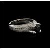 Image 1 : 1.86ctw Black Diamond Ring - 14KT White Gold