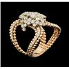 Image 3 : 1.03ctw Diamond Ring - 14KT Yellow and Rose Gold