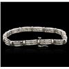 Image 2 : 14KT White Gold 2.83ctw Diamond Bracelet