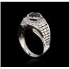 Image 4 : 2.55ctw Black Diamond Ring - 14KT White Gold