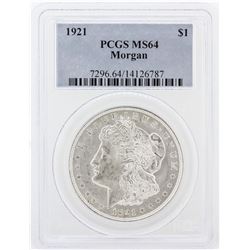 1921 PCGS MS64 Morgan Silver Dollar