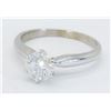 Image 4 : 1.17ct Diamond Solitaire Ring - 14KT White Gold