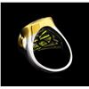 Image 3 : Crayola 8.90ctw Peridot Ring - .925 Silver