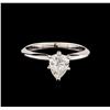 Image 2 : 1.02ct Diamond Solitaire Ring - 14KT White Gold