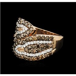 14KT Rose Gold 1.84ctw Diamond Ring