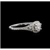 Image 2 : 0.99ctw Diamond Ring - 14KT White Gold