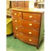 Image 1 : Regency mahogany bow fronted chest of drawers…