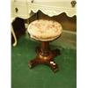 Image 1 : Regency rosewood adjustable piano stool on sc…