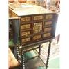 Image 1 : Antique Milanese rosewood and ivory marquetry…