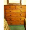 Image 1 : Regency mahogany six graduated drawer chest w…
