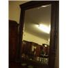 Image 1 : 19c fruitwood pier mirror with turned columns…
