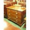 Image 1 : Georgian mahogany three drawer chest of drawe…