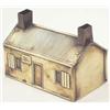 Image 1 : A Victorian brass money box, modelled as Robert Burns' cottage, 4.75 ins....