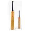 Image 1 : Two small, Gray-Nicholls autographed cricket bats, one signed by fourteen former captains of Aust...