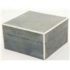 Image 1 : An Art Deco shagreen and ivory cigarette box, of plain rectangular form, 4.25 ins....