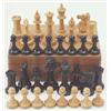 Image 1 : An early 20th century Staunton boxwood and ebonised chess set, of usual form, not weighted and no...