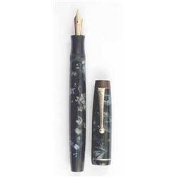 A Parker Duofold, in blue and black marble (English) (1)...