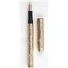 Image 1 : An early Sheaffer, circa 1920's, gold plated hard engraved lever filler, rare...