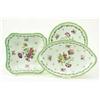 Image 1 : A French porcelain 13-piece dessert service, including three serving dishes, printed and enamelle...