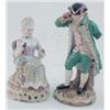 Image 1 : A 19th century Meissen figure, gentleman with spy-glass, 8ins (arm missing) and a Meissen figure...