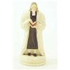 Image 1 : A Victorian Staffordshire pottery figure, of John Wesley, character in long cassock, reading miss...