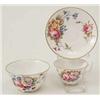 Image 1 : A Sampson Hancock, Derby bone china cup, saucer and sugar bowl, London-shape cup, all painted wit...